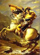 Jacques-Louis David Bonaparte Crossing St. Bernard Pass oil